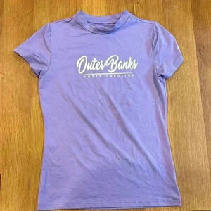 Momentum Upf 50 purple Outer Banks swim shirt - Medium